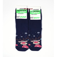 Master Step 0535 новорічні махрові шкарпетки з Оленем 