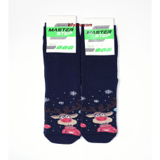 Master Step 0535 новорічні махрові шкарпетки з Оленем 