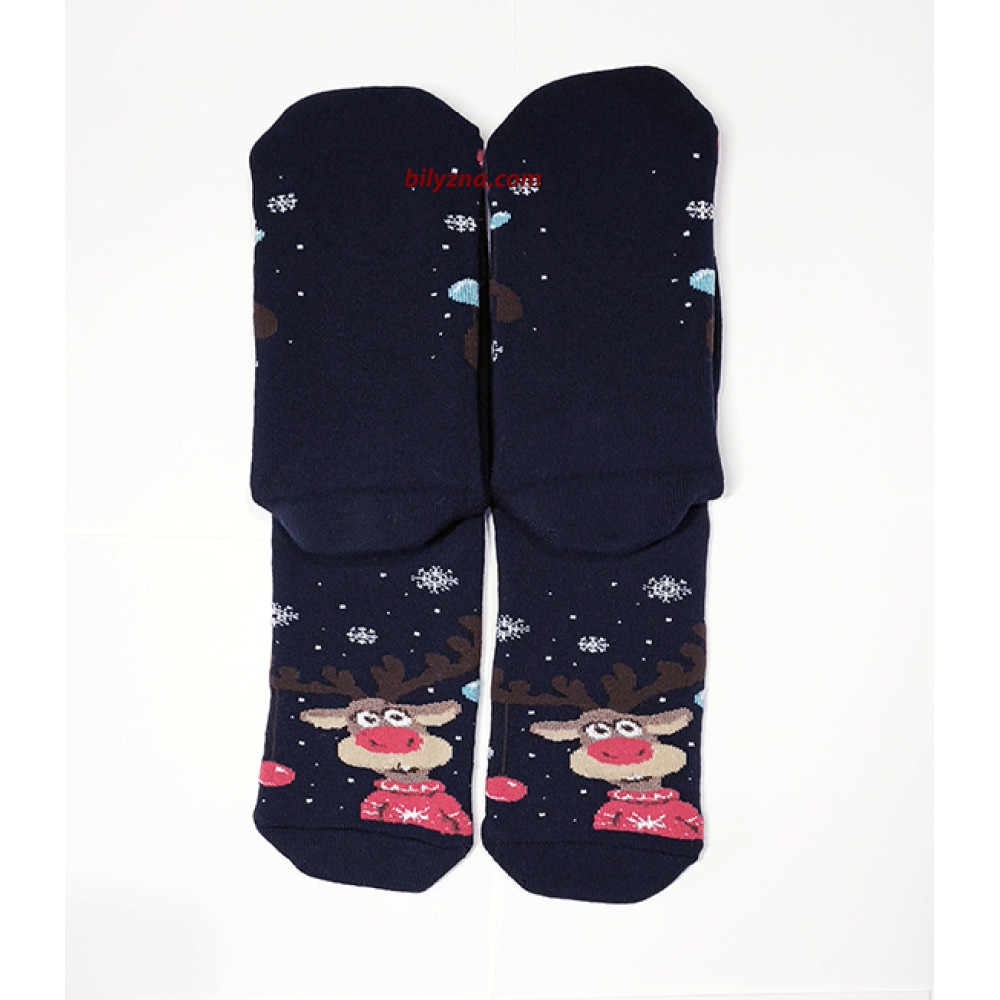 новорічні махрові шкарпетки 