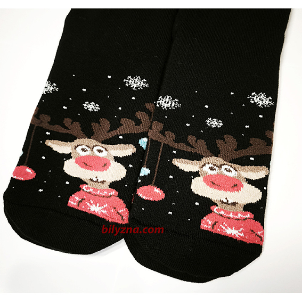 новорічні махрові шкарпетки 