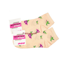 Master Step 222/203 середні шкарпетки персикового кольору з малюнком