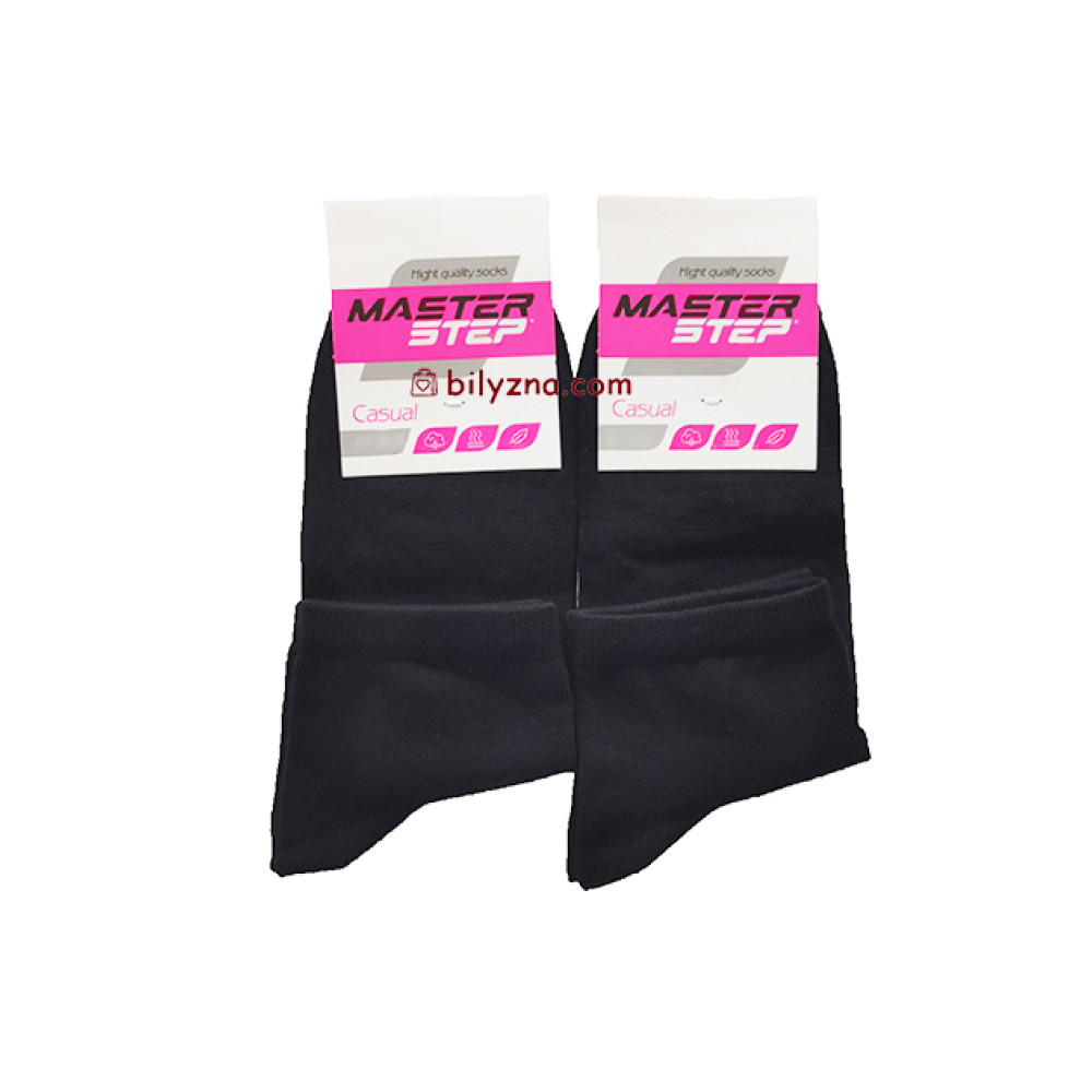 Master Step 204 РІЗНІ КОЛЬОРИ однотонні шкарпетки середньої висоти без малюнку