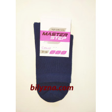 Темно-сині однотонні шкарпетки Master Step 212