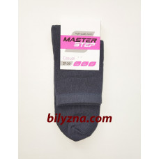 Темно-сірі однотонні шкарпетки Master Step 212
