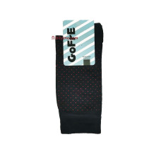 Gofre 102 чорні чоловічі шкарпетки з дрібним малюнком