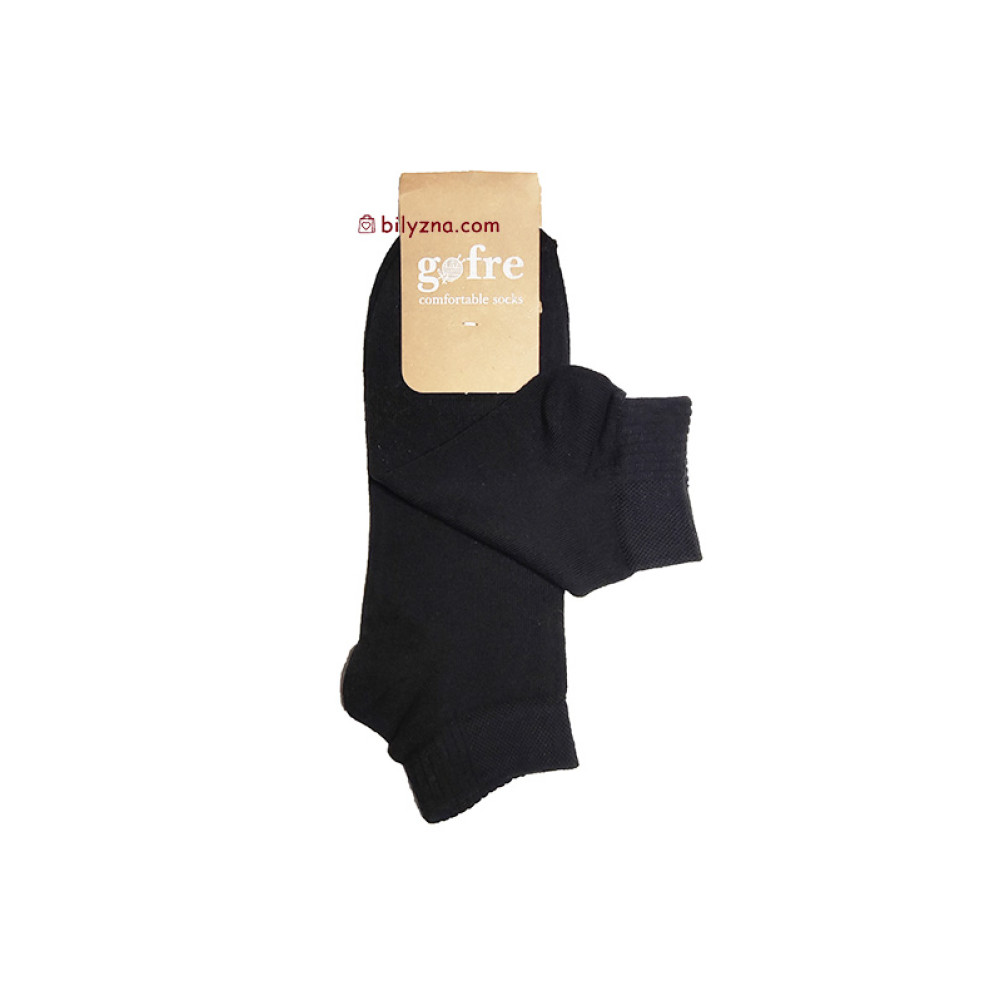 Gofre 103 середні однотонні бавовняні шкарпетки без малюнку