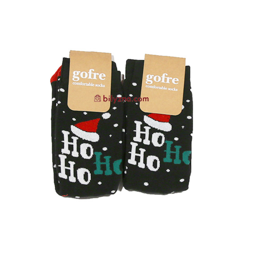 Gofre 152 новорічні високі чоловічі махрові шкарпетки