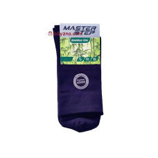 Master Step 1830 темно-сині бамбукові чоловічі демісезонні безшовні шкарпетки без малюнку