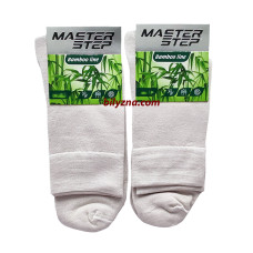 Master Step 754 Світло-сірі чоловічі демісезонні однотонні шкарпетки бамбукові класичні без малюнку безшовні