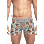 Cornette Tattoo Fox 280/189 - 280/190 - 280/191 прикольні чоловічі труси шорти на широкій резинці з прикольним малюнком Cornette Tattoo Fox - Beer - Crunch me