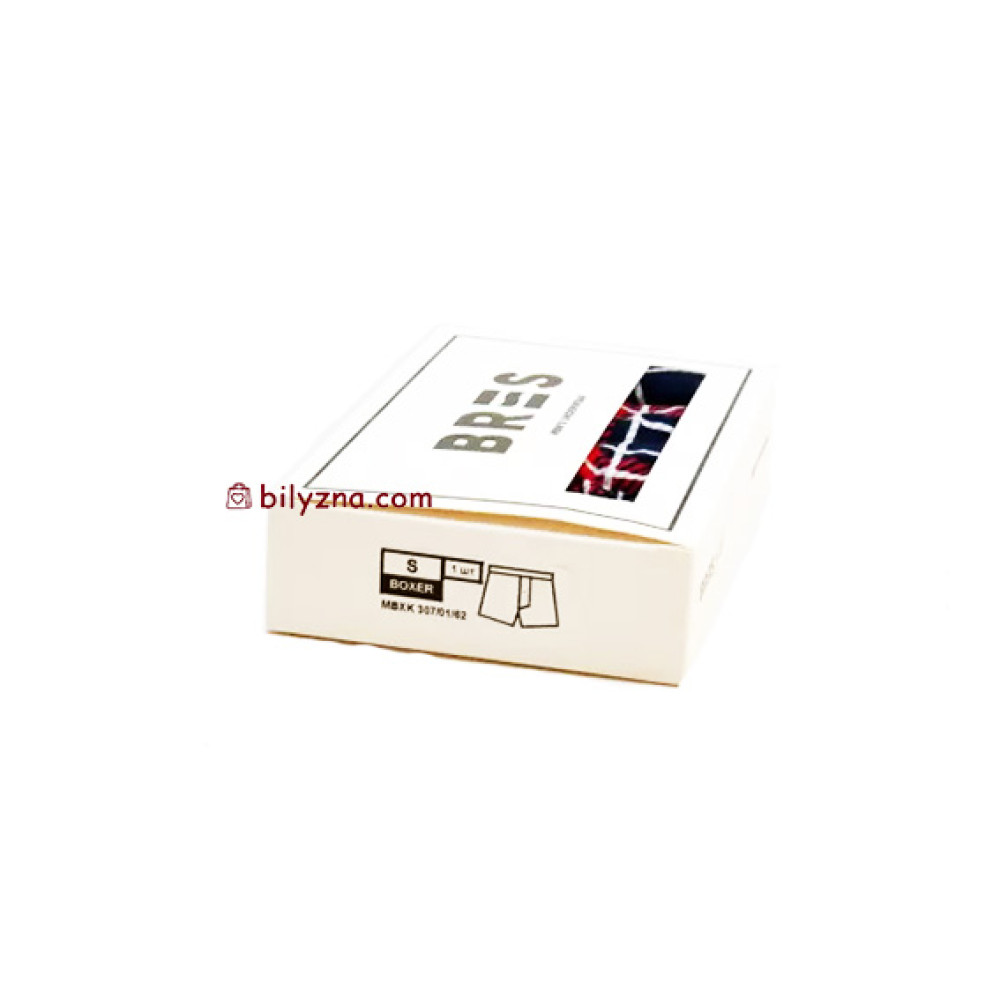 Bres by Ellen MBXK 307/01/62 темно-сині з червоним в клітинку сімейні труси шорти