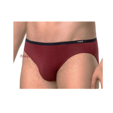 TASO BC 3601 Classic style бамбукові чоловічі однотонні бріфи без малюнку та принтів з вузькою резинкою