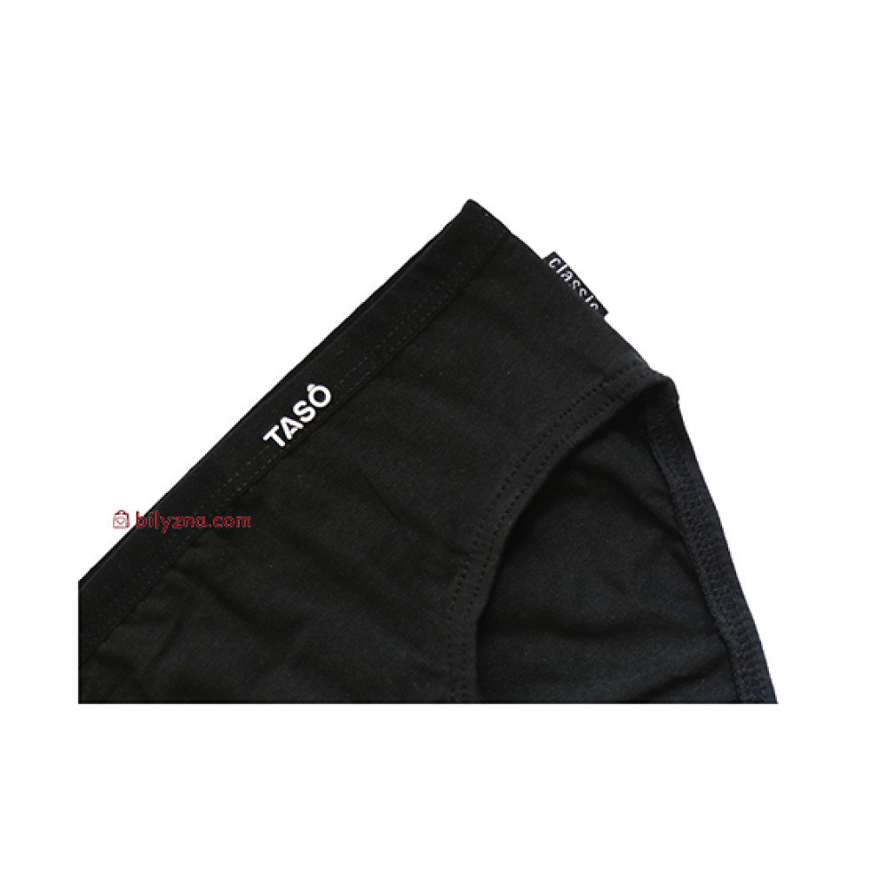 TASO BC 3601 Classic style бамбукові чоловічі однотонні бріфи без малюнку та принтів з вузькою резинкою