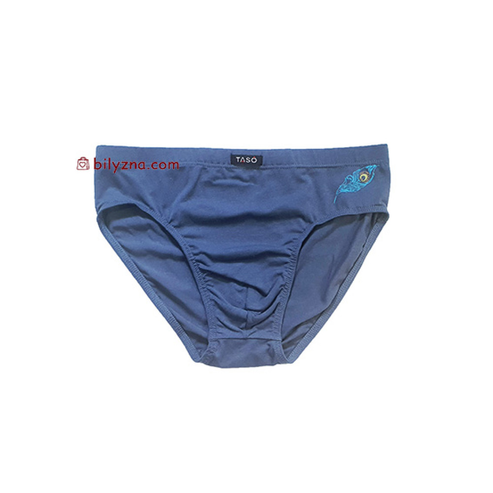 TASO 3627 Sport style прикольні чоловічі труси бріфи з малюнком пір'їнки