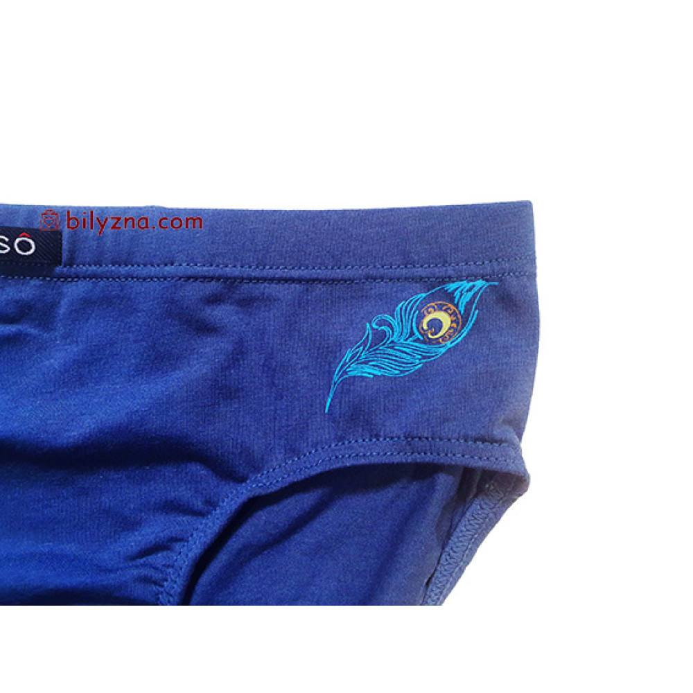 TASO 3627 Sport style прикольні чоловічі труси бріфи з малюнком пір'їнки