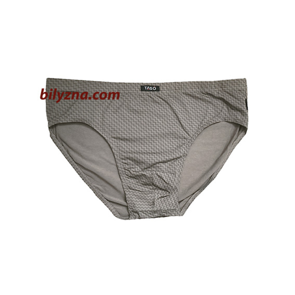 TASO 3646 Classic style чоловічі бріфи з бамбуку з абстрактним дрібним геометричним малюнком