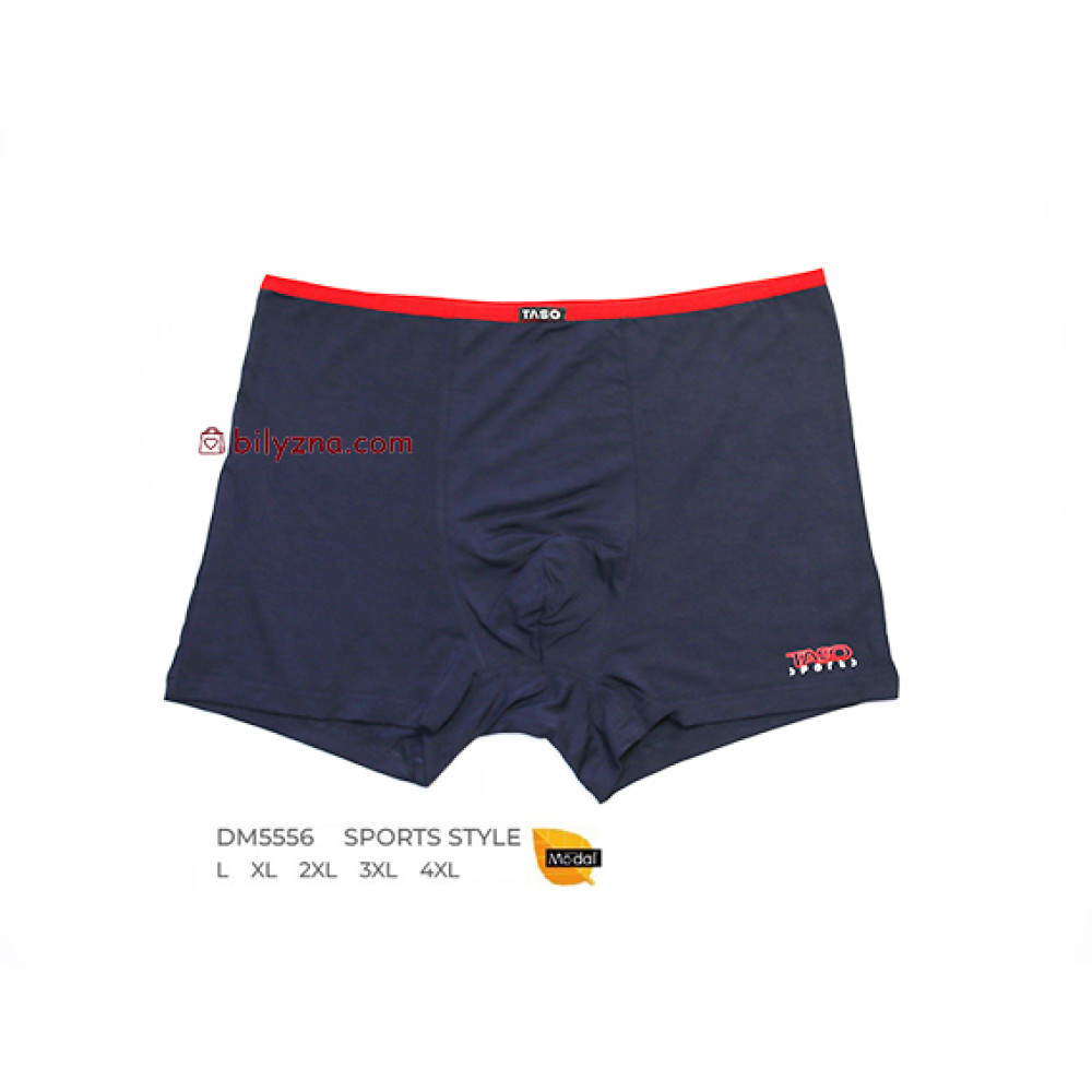 TASO DM 5556 SPORTS STYLE  чоловічі труси шорти на вузькій резинці, модал