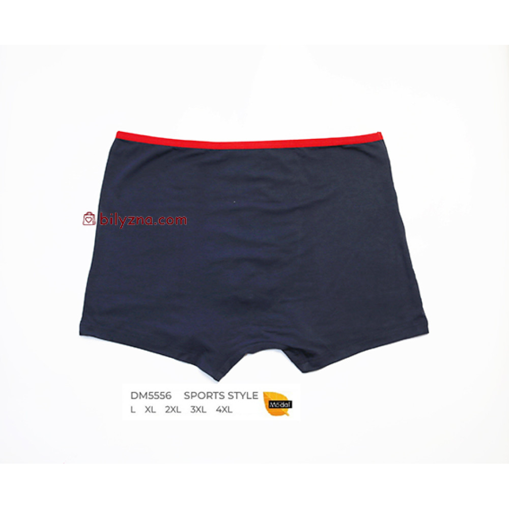 TASO DM 5556 SPORTS STYLE  чоловічі труси шорти на вузькій резинці, модал