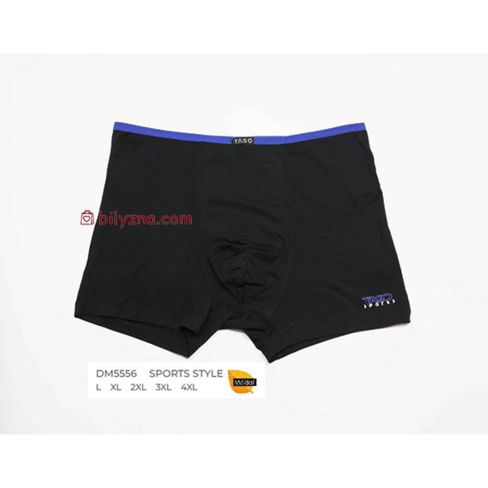 TASO DM 5556 SPORTS STYLE  чоловічі труси шорти на вузькій резинці, модал