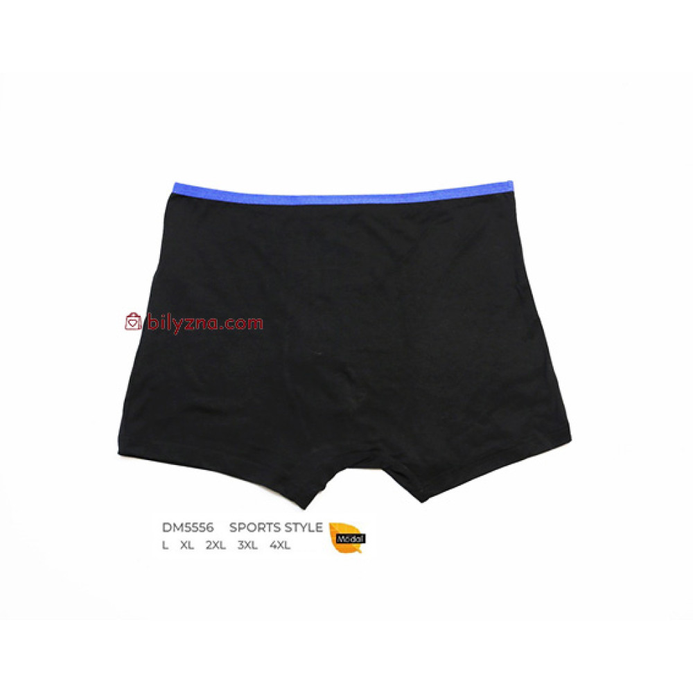 TASO DM 5556 SPORTS STYLE  чоловічі труси шорти на вузькій резинці, модал