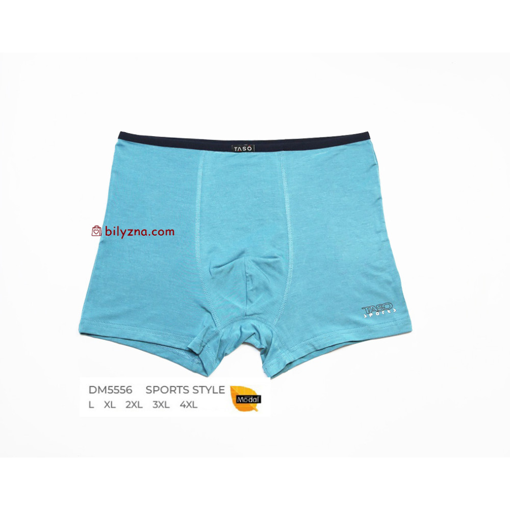 TASO DM 5556 SPORTS STYLE  чоловічі труси шорти на вузькій резинці, модал