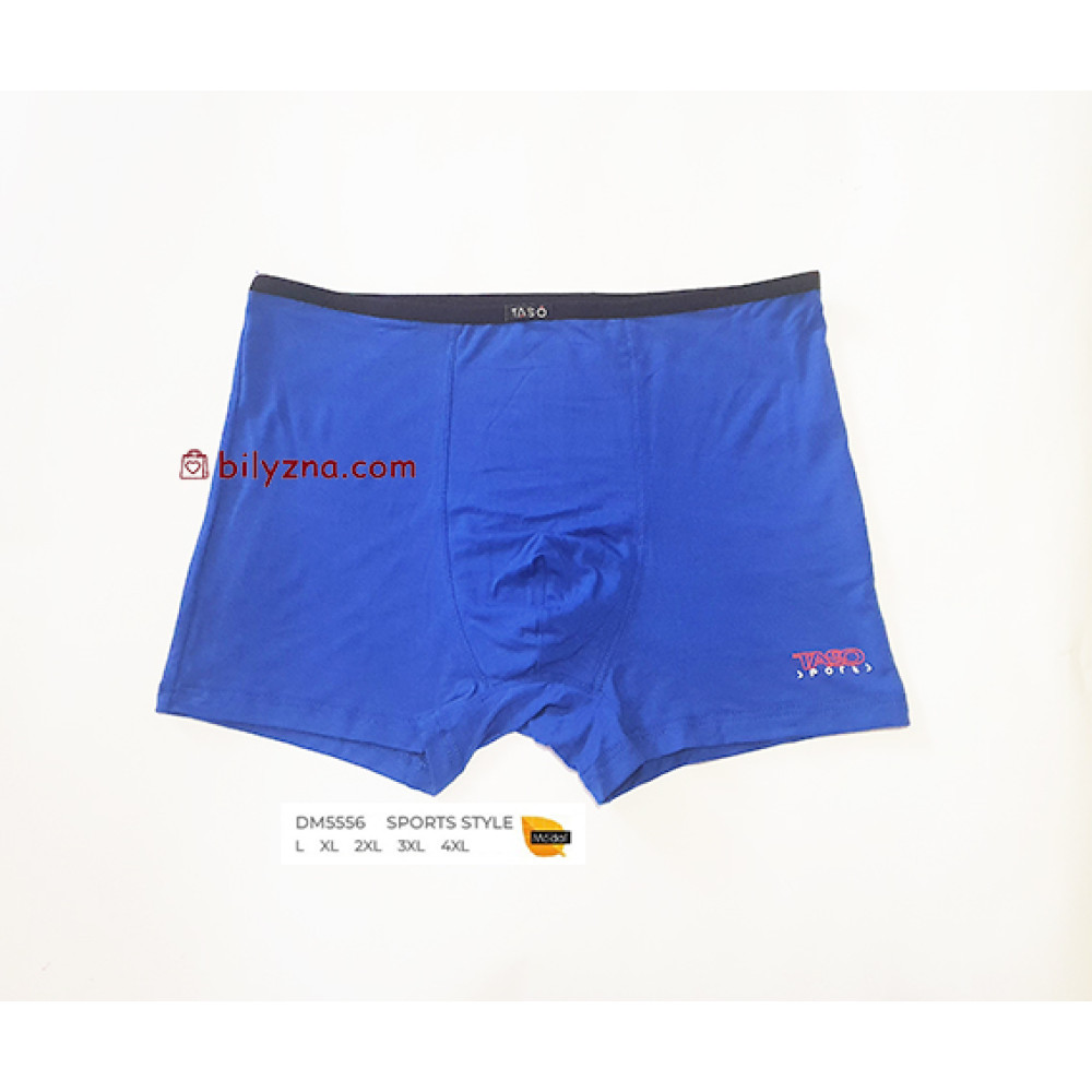 TASO DM 5556 SPORTS STYLE  чоловічі труси шорти на вузькій резинці, модал