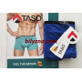 TASO 5556 Sports style модал чоловічі безшовні труси шорти однотонні без малюнку з тонкою резинкою
