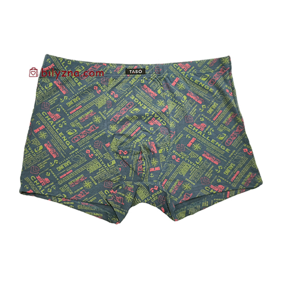 TASO 5784 Colour style чоловічі труси боксерки з текстовим написом