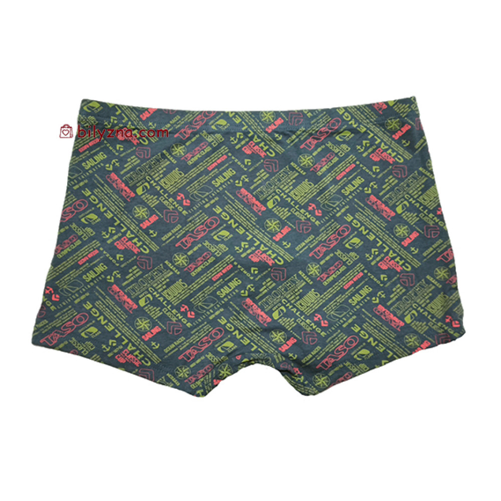 TASO 5784 Colour style чоловічі труси боксерки з текстовим написом