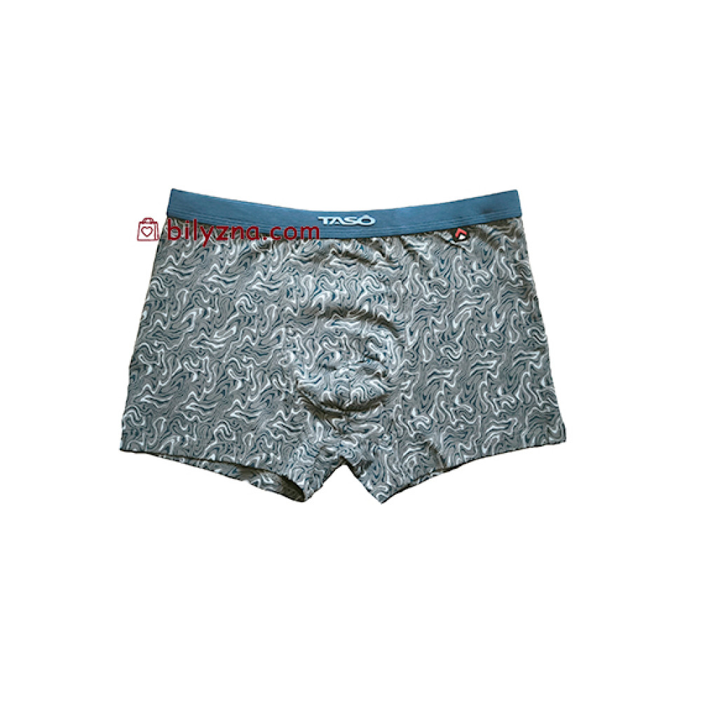 TASO 5838 бамбукові чоловічі труси шорти з широкою вшитою резинкою та абстрактним малюнком