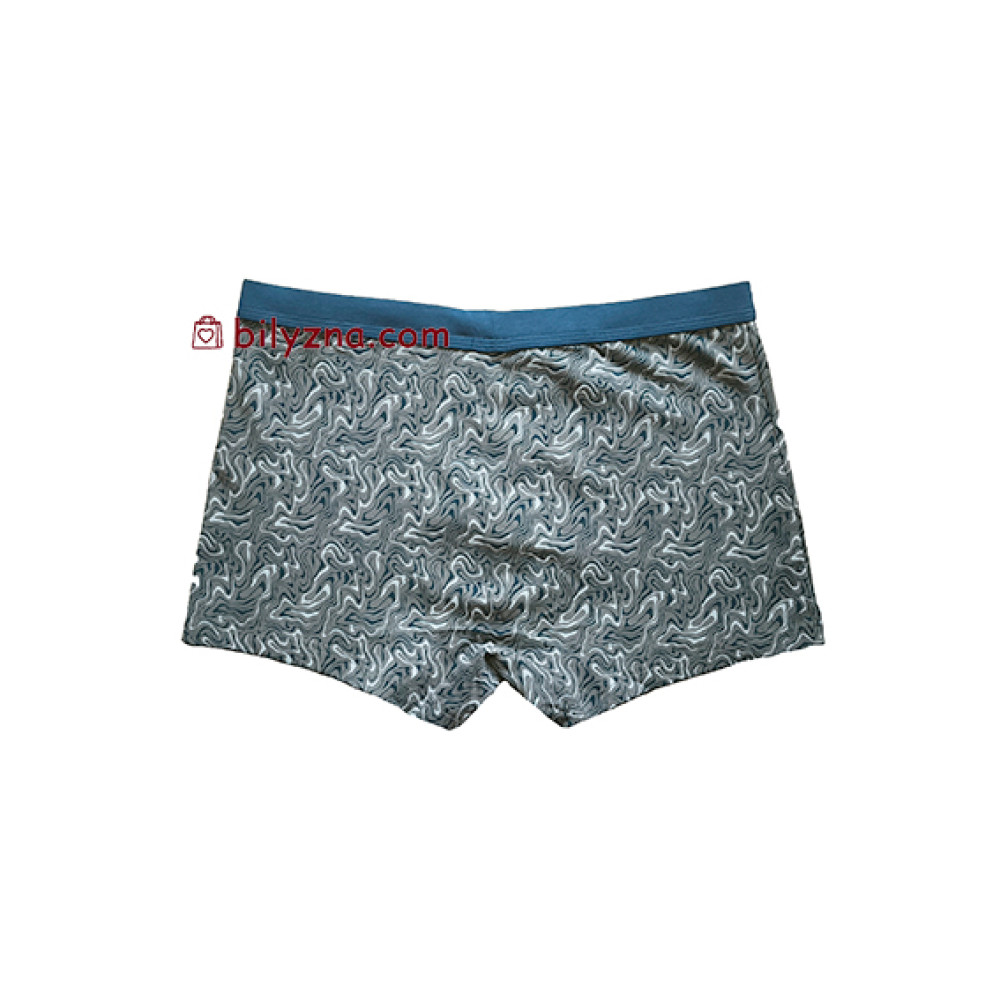 TASO 5838 бамбукові чоловічі труси шорти з широкою вшитою резинкою та абстрактним малюнком