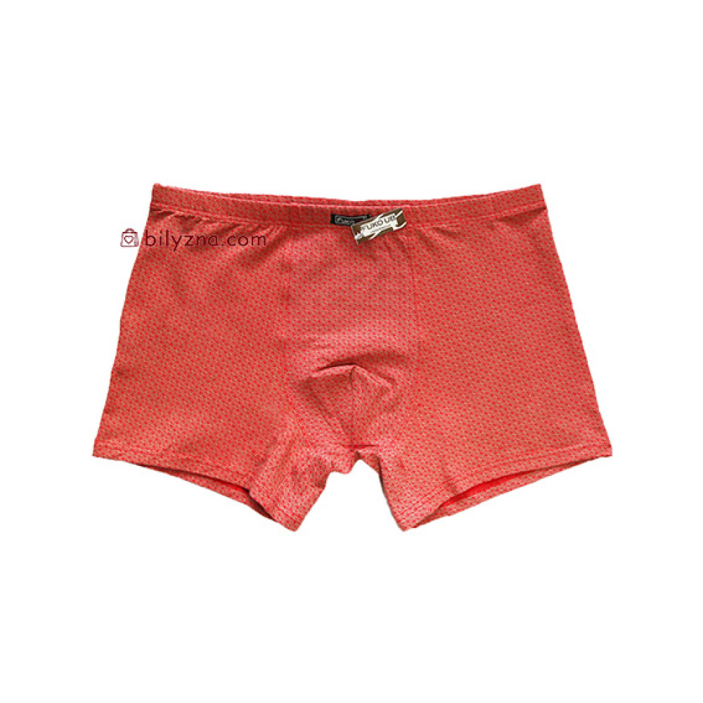 Fuko UB 8191 бавовняні чоловічі труси шорти з класичною резинкою та дрібним малюнком