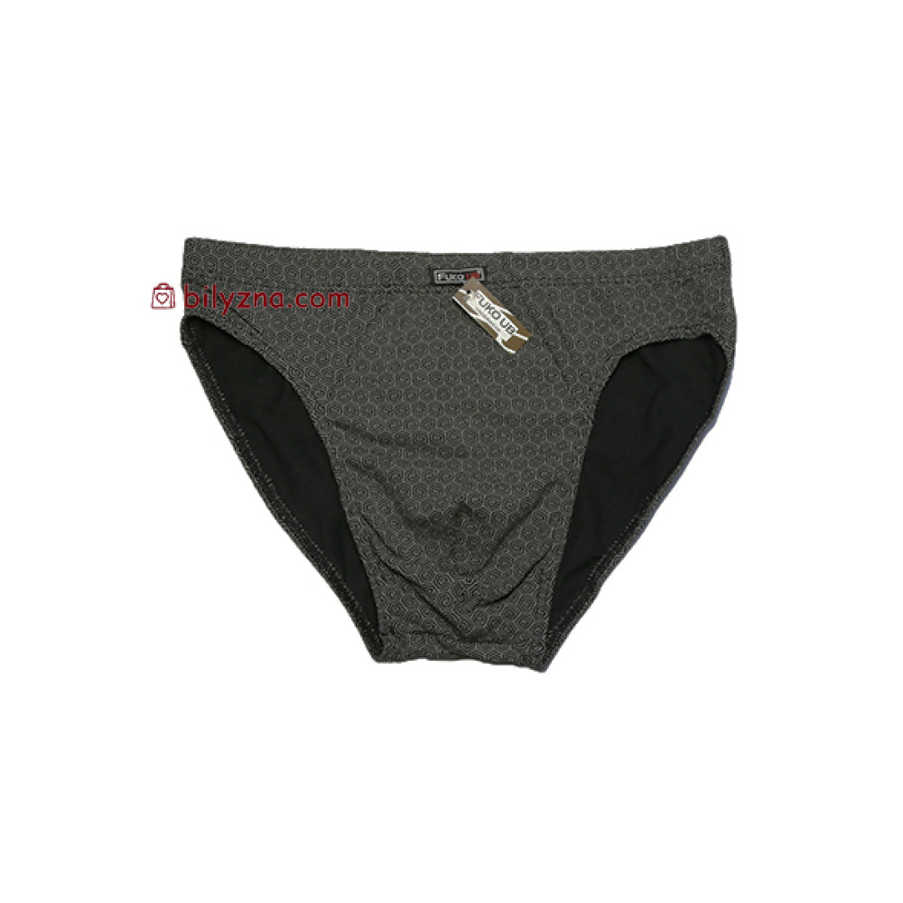 Fuko UB 8196 Natural Premium Cotton Briefs кольорові чолвоічі бавовняні класичні труси з дрібним малюнком