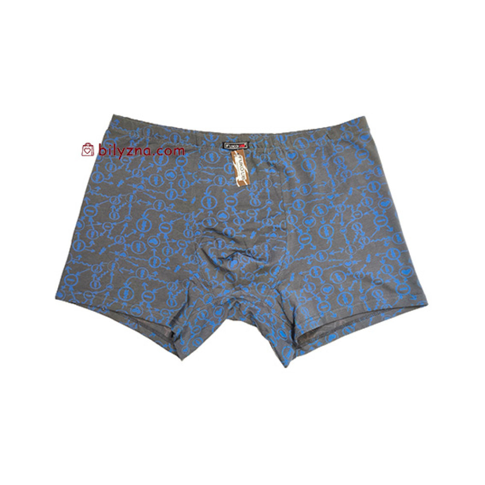 Fuko UB 8214 бавовняні чоловічі труси шорти з малюнком