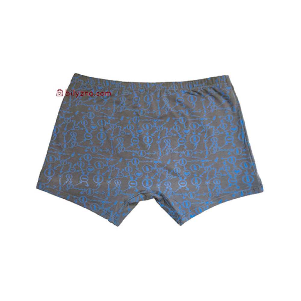 Fuko UB 8214 бавовняні чоловічі труси шорти з малюнком