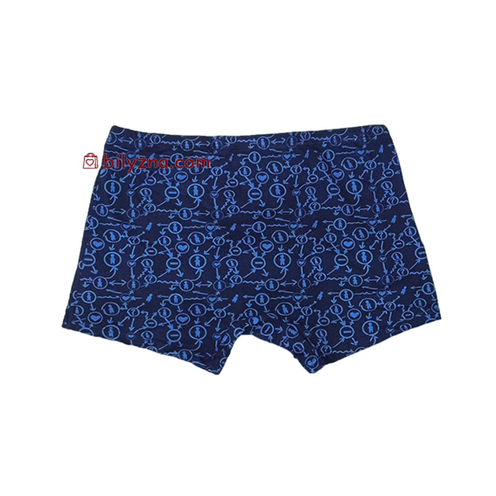 Fuko UB 8214 бавовняні чоловічі труси шорти з малюнком